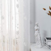 Mystic-home Cortinas Transparentes Blancas De 63 Pulgadas De 3