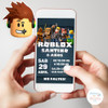 Kit Imprimible Roblox Texto Editable 2