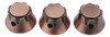 Guyker 3pcs Top Hat Guitarra Potenciómetro Control Perillas 0