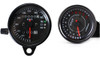 Combo Velocimetro+ Cuenta Vueltas Universal Moto Negro 0