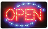 Cartel Led Abierto Combo Con Otra Palabra A Pedido La Q`quie 5
