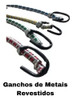 Extensor Corda Elást 1 Metro Bagageiro Moto - 10 Un Forte 2