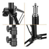 Trípode Aluminio 1.65m Apto P/aro Anillo Luz Led Iluminación 2