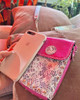 Porta Celular Rosa Cuero 3