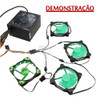 Cabo Adaptador Multi Fan Molex P/ 4 Coolers 12v Frete Grátis 5