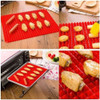 Tapete Culinário Esteira De Silicone Antiaderente Para Forno 2