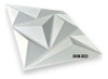 Placa 3d Pvc X 2 Pintable 50x50 1