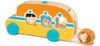 Melissa & Doug Go Tots Autobús De Madera Roll & Ride Con 3 D 3