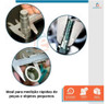 Kit 5 Paquímetro Plastico 6 Pol. (150mm) Starfer 2