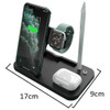 Estación De Carga 4 En 1 Compatible Con iPhone Air Pods 1