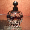 Perfumero De Cristal Tallado Rojo Rubi Botellón Para Perfume 7