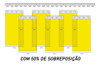 Cortina De Pvc Anti Insetos Amarelo - Larg 1,00 X Alt 2,20 2