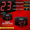Painel De Senha Sequencial Food Truck + Cabo P/ Bateria 12v 4