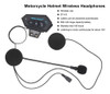 . Motocicleta Capacete Fones De Ouvido Bluetooth 4.0+edr 4