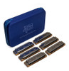 Kit Com 6 Gaitas Hering Master Blues A-c-d-e-f-g 90120 Com E 1