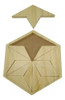 Encaje Hexagonal Concéntrico Grueso  Madera Didáctico Luhjbn 0