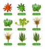 18 Piezas De Plantas Suculentas Artificiales Surtidas Planta 3
