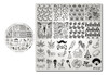 Placa Para Carimbo De Decoração Unhas Apipila P137 Carnaval 0