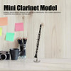 Modelo De Mini Clarinete Preto De 16 Cm, Decoração Realista 4