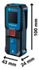 Trena Laser Medidor Distancia 25mts Bosch Feixe Vermelho Nf 4