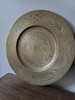 Antiguo Latón Y Plato Chino Bronce Repujado 1