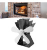 Ventiladores De Lareira Com Base Trapezoidal De 5 Lâminas Al 4