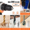 Comoware 153 Pcs Home Tool Kit Con Taladro, Juego De Herrami 3