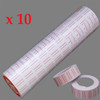 10 Rolos/ 10.000 Etiquetas Para Etiquetadora Mx5500 E M-14 2