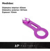 Gancho Remolque Trasero Aluminio Tow Hook Violeta 3