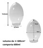 25 Ovos De Pascoa Acrílico Promocional Grande 600g 16cm 1