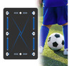 Tapete De Treinamento De Passos De Futebol Tapete Preto Azul 3