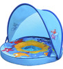 Swimschool Flotador Para Bebés Autoinflable Con Dosel Ajusta 3