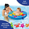 Swimschool Flotador Para Bebés Autoinflable Con Dosel Ajusta 4