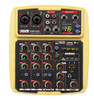 Mixer Consola Novik Nvk-i06bt Yellow 6 Canal Usb Rec & Play 0