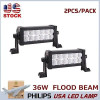 2 X 36w Philips 8  Inundación Trabajo Luz Barras Led Conducc 1