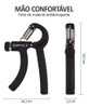 Kit C/ 3 Unidades Handgrip Mola Com Ajuste Fisioterapia Mão 5