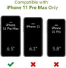 Funda Jaorty Para iPhone 11 Pro Max-negro Con Textura 1