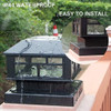 Powg Luces Solares Para Postes Dlt Para Exteriores, Luces So 3