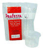 Kit 48un Pote Redondo Com Tampa 500ml Prafesta Microondas 1