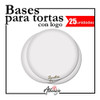 Base Para Tortas C/logo Fibro 20 Y 21 Cm X25  Bt2021-fpl-25 0