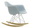 Silla Sillon Mecedor Eames Rocking Chair Negra Blanca 7