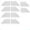 Kit 10 Estrado Piso Pallet Plástico Resistente 25x50 Branco 0