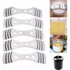Combo Cera De Soja + Frascos Alba 360cc X5 Para Velas 2