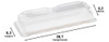 Embalagem Para Bolo Retangular Rocambole Bipack  Bp63 C/ 100 1
