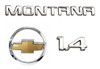 Emblemas Gm Montana Conquest 1.4 Econoflex + M Montana 2009 3 Emblemas Gm Montana Conquest 1.4 Econoflex + M Montana 2009 3