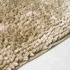 Tapete P/ Banheiro Shaggy Deluxe 0,60 X 0,90 Marfim Niazitex 1