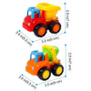 Sgile 4pcs Clásico Arrastre Coche Trasero Coche Modelo Vehíc 2