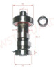 Arbol De Levas P/ Bajaj Rouser 220 W Standard 1