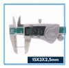 Imán De Neodimio Rectangular 15mmx3mmx2.5mm (20 Unidades) 3