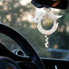 Pingente De Espelho Retrovisor Genérico Para Carro, Branco 3